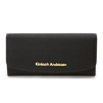 【金安德森】KATE 經典防刮翻蓋長夾 黑色