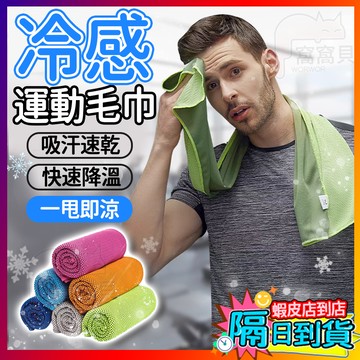 【清涼一夏】運動毛巾 涼感毛巾 運動毛巾 冰絲毛巾 吸水巾 涼感巾 冰絲涼感 瞬涼感毛巾 冰凉巾 降溫冰毛巾 超涼感汗巾