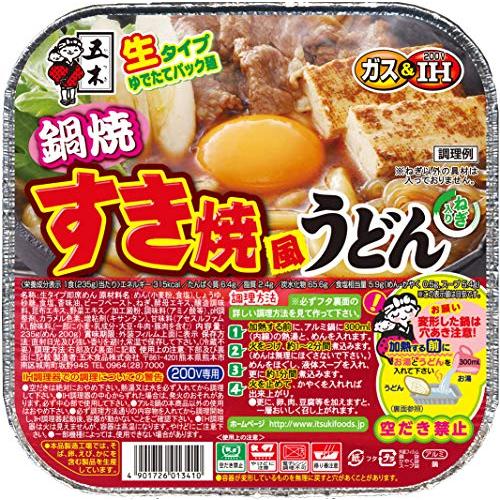 五木食品 鍋焼すき焼風うどん 235g×18個入