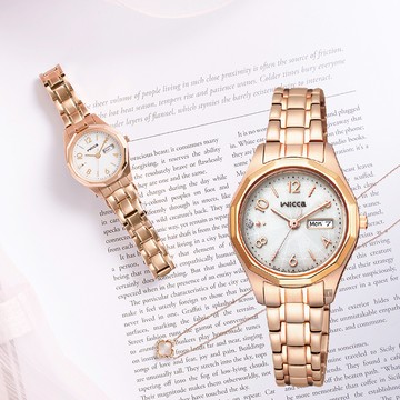 CITIZEN 星辰 Wicca 廣告款 太陽能時尚女錶-26.5mm KH3-568-11