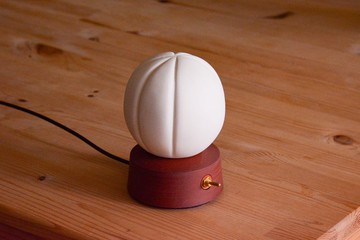 小夜燈 - 布紋球 I