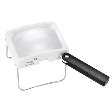 combiPLUS 合視系列 2.8x/7D/100x75mm 德國製大鏡面手持/立式兩用非球面放大鏡 203205