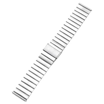 Apollo Life 阿波羅 22mm 竹節一珠不鏽鋼錶帶  通用型  銀色  1個