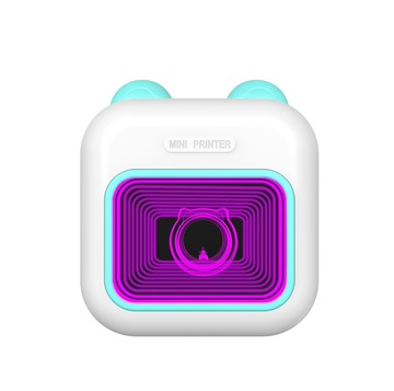 跨境迷你打印機帶七彩呼吸燈便攜式抄題整理神器家用小型錯題機批【Snowbelle優選】