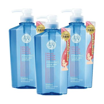 水水亮澤洗髮露-微涼控油型(550ml)*3瓶