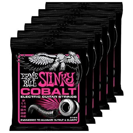 Ernie Ball 2723 Cobalt Super Slinky Elecric ギター弦 6セット 並行輸入品