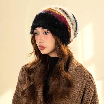 Acorn*橡果-韓系多色毛帽防曬機能帽月子帽保暖帽1779(B款)