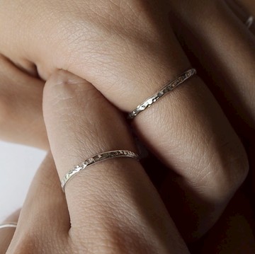 SILK THREAD RING  經典銀絲線戒 1+1 任選享優惠