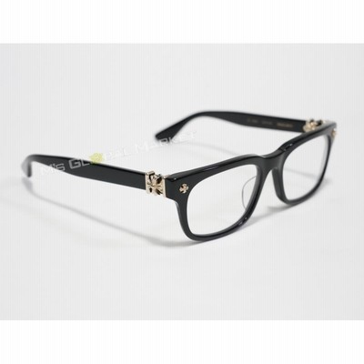 クロムハーツ VAGILANTE アイウェア ブラック ゴールド 黒 眼鏡 