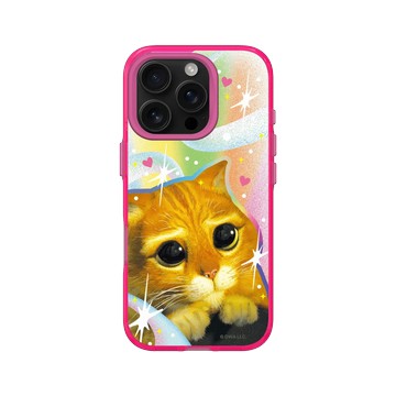 iPhone 16 Pro Clear 粉漾桃 - Shrek - 炙熱的眼神-鞋貓