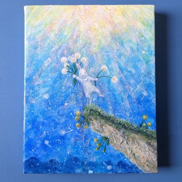 【原畫】毛茸茸的白兔