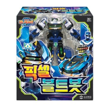 可超取🇰🇷韓國境內版 迷你特工隊 pixel power 像素力量 弗特 Volt 伏特 變形 機器人 迷你特攻隊 模型