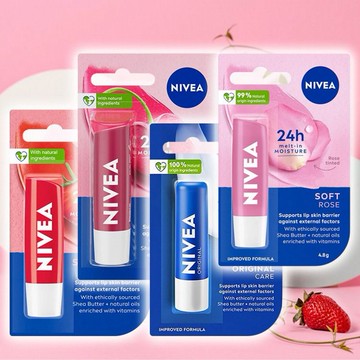 NIVEA 妮維雅~護唇膏(4.8g) 款式可選 純素