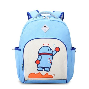 【BEATRIX NEW YORK】經典刺繡國小護脊輕量書包／適用身高110-130cm／機器男孩
