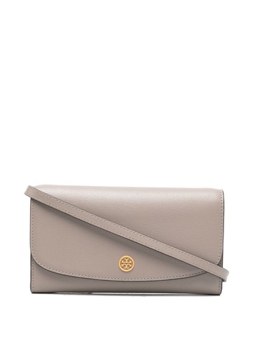 Tory Burch - ROBINSON CHAIN WALLET - women - CALFSKIN - One Size - Grey