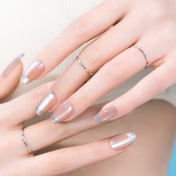 Dashing Diva/F時尚潮流美甲片-裸光霧影-30片