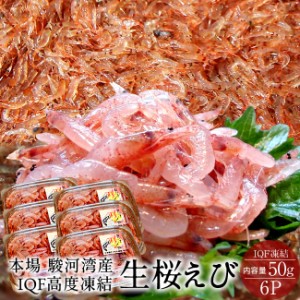 生桜えび 由比港  生さくらえび [50g×6P] 桜えびの舞台 静岡県 駿河湾産