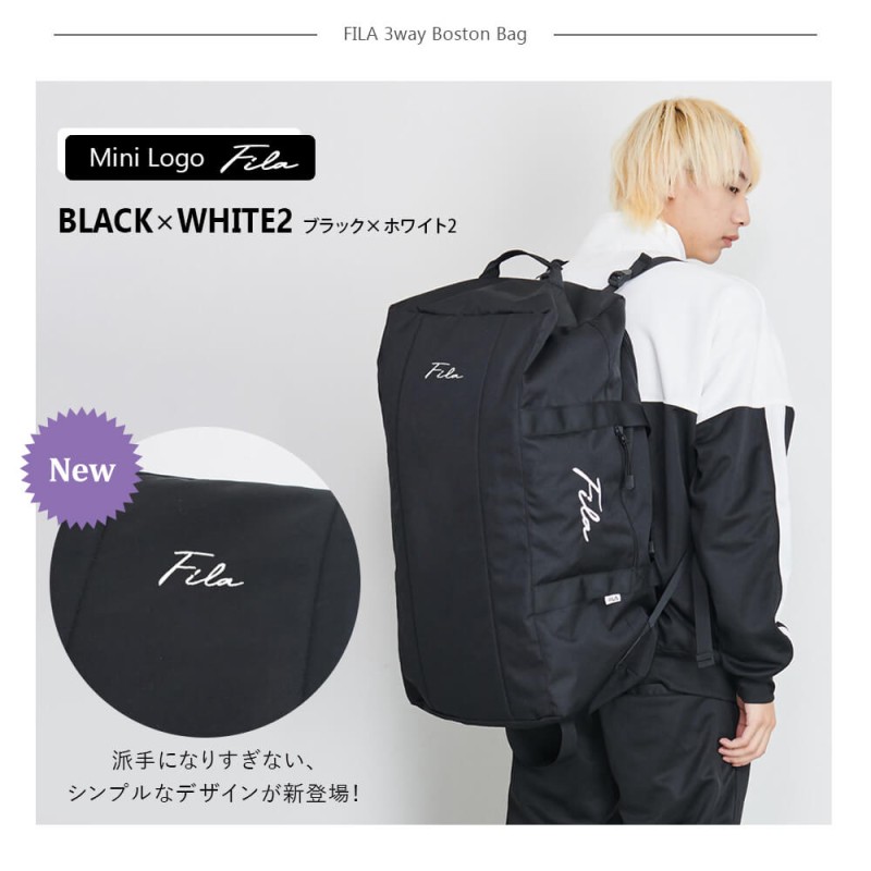 フィラ FILA ボストンバッグ 3way メンズ 大容量 50L リュック 内