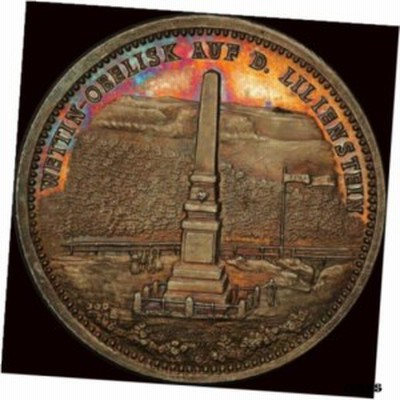 【品質保証書付】 アンティークコイン NGC PCGS PCGS SP65 1889 GERMANY サクセン ウェッティン オベリスク エレクション シルバー メダ