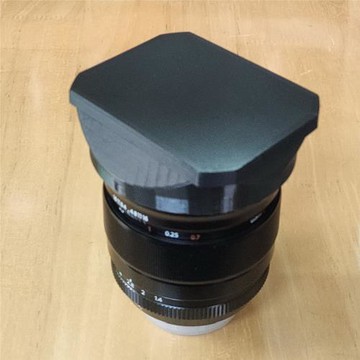 自制適用富士 FUJI FUJINON XF 16mm 1.4 LH-XF16 鏡頭遮光罩方蓋