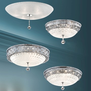 E27水晶珠吸頂燈  49-64681、64682、64683、64684