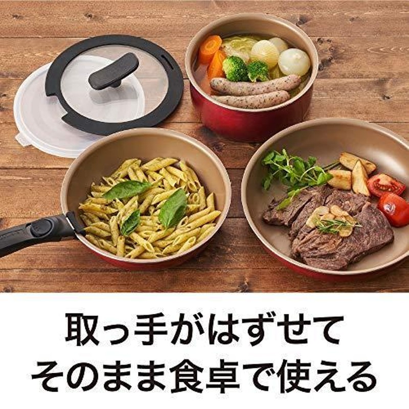 エバークック フライパンセット 6点セット IH対応 evercookα - 調理器具