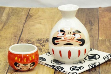 日本彩堂窯 達摩 だるま 酒器 【1杯1壺組】《 日本進口 》★ 夢想家 Zakka'fe ★