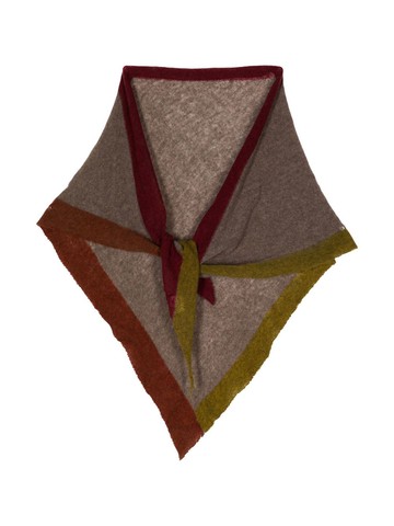 Faliero Sarti - fine-knit shawl - women - Cashmere/Virgin Wool - One Size - Brown