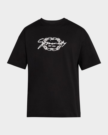 Men's Embroidered Medallion T-Shirt