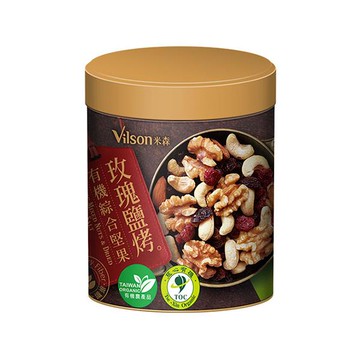 米森玫瑰鹽烤有機綜合堅果150g