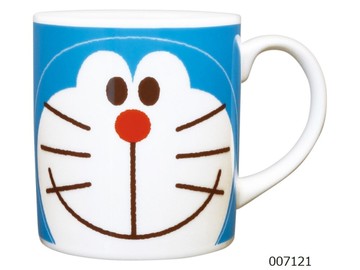 asdfkitty*日本製 金正陶器 哆啦A夢大臉版陶瓷馬克杯