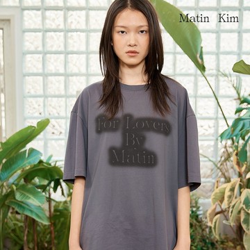【MATIN KIM】FOR LOVERS LOGO上衣 兩色 官方直營