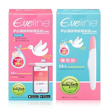 【粿女兒商行】??現貨 Eveline伊必測 排卵檢測系統（10入/14入補充包））