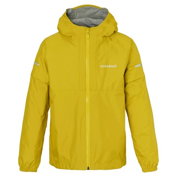 ├登山樂┤日本 Mont-Bell Grow Fit Klepper JKT KS 兒童雨衣 黃 # 1128796YL