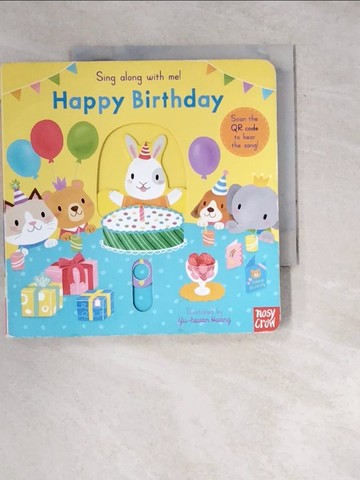 【書寶二手書T6／少年童書_WXC】聽唱玩童謠遊戲書-Happy Birthday_Yu-hsuan Huang