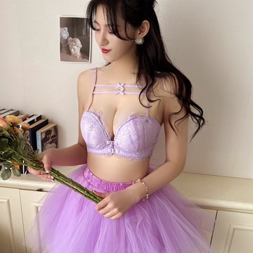 前扣厚3公分美背內衣【芭蕾美波夢】(僅上身)(內褲須加購)-穿搭必備雙前扣美背芭蕾風蕾絲無鋼圈爆乳防外擴集中舒適乳膠不跑杯爆乳內衣- 玩美維納斯 iVENUS 30~38A.B.C.D.E罩