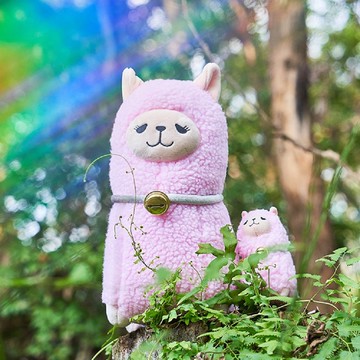 【野獸國】粉色羊駝 絨毛玩偶  FUWAFUWA系列｜URDU