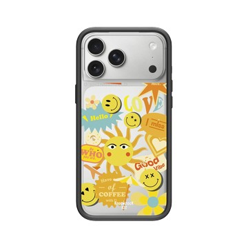 iPhone 17 Pro Max Mod NX -邊框背蓋組合 (相機按鈕) 黑 - Knock Knock A2Z - Yellow Lover