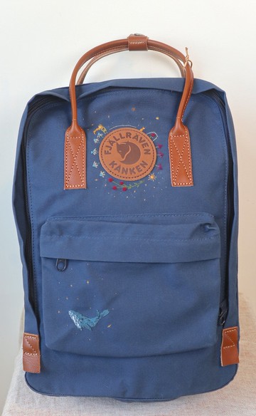 小王子與藍鯨主題-----藍色皮把