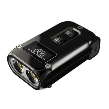NITECORE 奈特科爾 500流明 OLED 智能雙核鑰匙圈燈  科技黑  1個