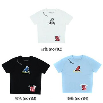 KANGOL 兒童短袖 袋鼠插畫 陰影泡泡字 中性款 66261010
