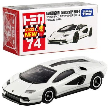 【美國媽咪】TOMICA NO. 74 藍寶堅尼 Countach LPI800-4 TAKARA TOMY 多美小汽車