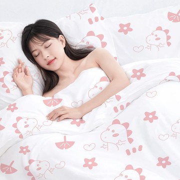 一次性床單單人三件套印花 旅行用一次性床套組 枕頭套床單套被套 單人 雙人免洗拋棄式