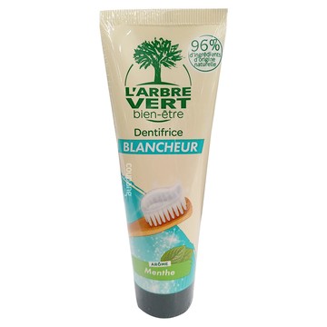 L'ARBRE VERT 綠活維 涼感淨白牙膏 75ml 義大利產  1條