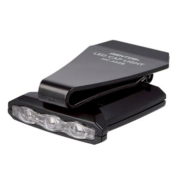 GENTOS 極輕專業夾帽燈 20流明 IPX4 HC-332B  黑色  1個