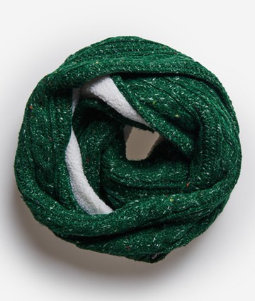 Superdry Women's Gracie Cable Snood Beige Size: 1SIZE