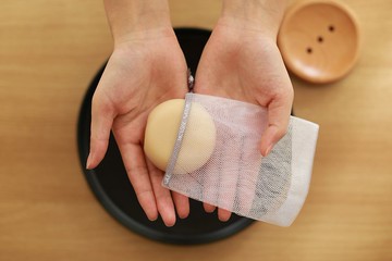 起泡袋 肌膚去角質起泡網 紗網袋  肥皂袋 香皂袋