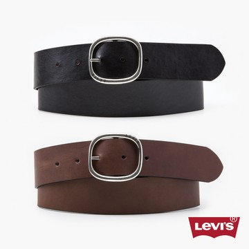 Levi's® 皮帶 雙面皮帶 鐫刻釦頭 黑/咖雙面 腰帶 女生皮帶 人氣新品 37460-0085