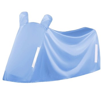 Bebehome 加厚牛津布機車防曬防水防塵罩  水藍色  3XL