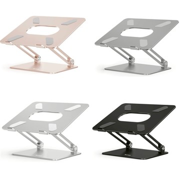 (4色可選)  BoYata 筆電、平板 折疊式加高支架  (可調節高度角度 耐重20kg) 日本必買代購